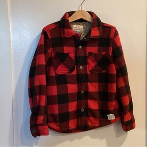Weatherproof Red and Black Plaid Kids Jacket
